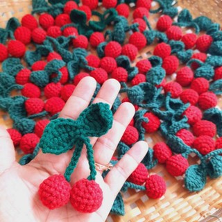 Quả cherry bằng len