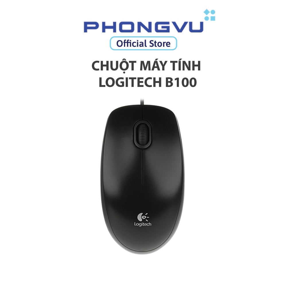 Chuột máy tính Logitech B100 - Bảo hành 36 tháng | BigBuy360 - bigbuy360.vn