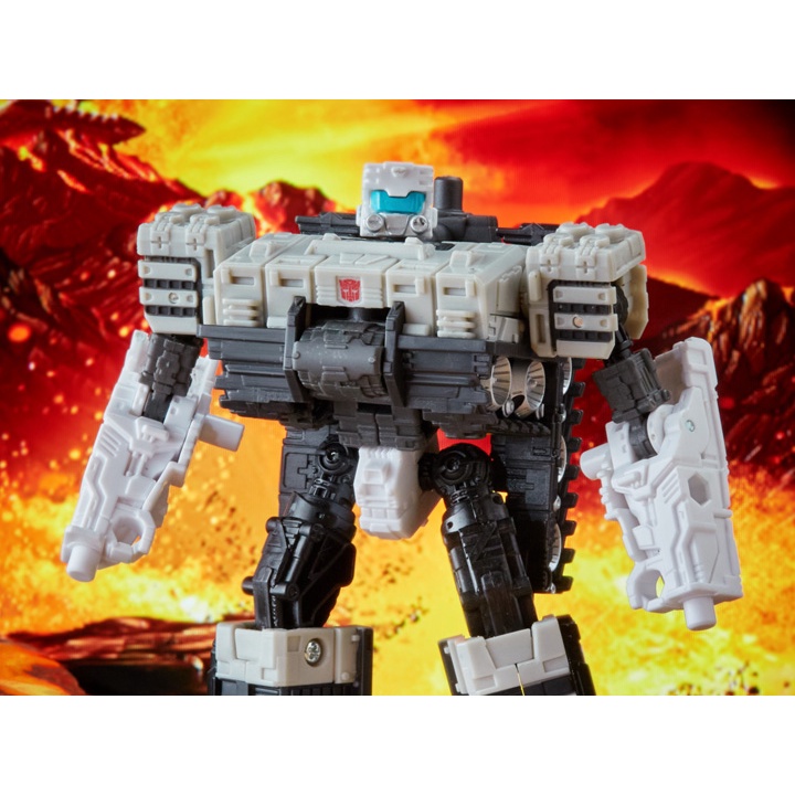 Hàng có sẵn: NoBox Mô hình nhân vật Transformers War for Cybertron: Kingdom Deluxe Slammer