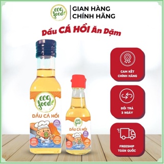 Dầu CÁ HỒI cho bé ăn dặm Ecofood cho trẻ trên 6 tháng tuổi,hỗ trợ tiêu hoá