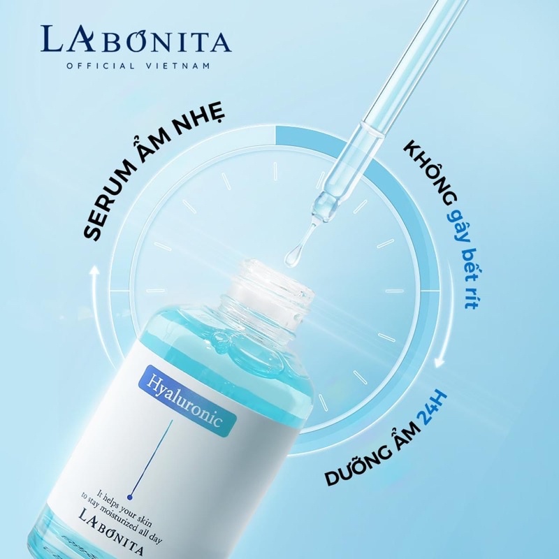 Serum Dưỡng Ẩm Cấp Nước LA BONITA HYALURONIC ACID