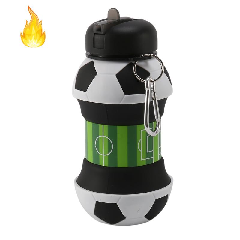 Bình Nước Thể Thao Bằng Silicone Có Thể Gấp Gọn Tiện Lợi