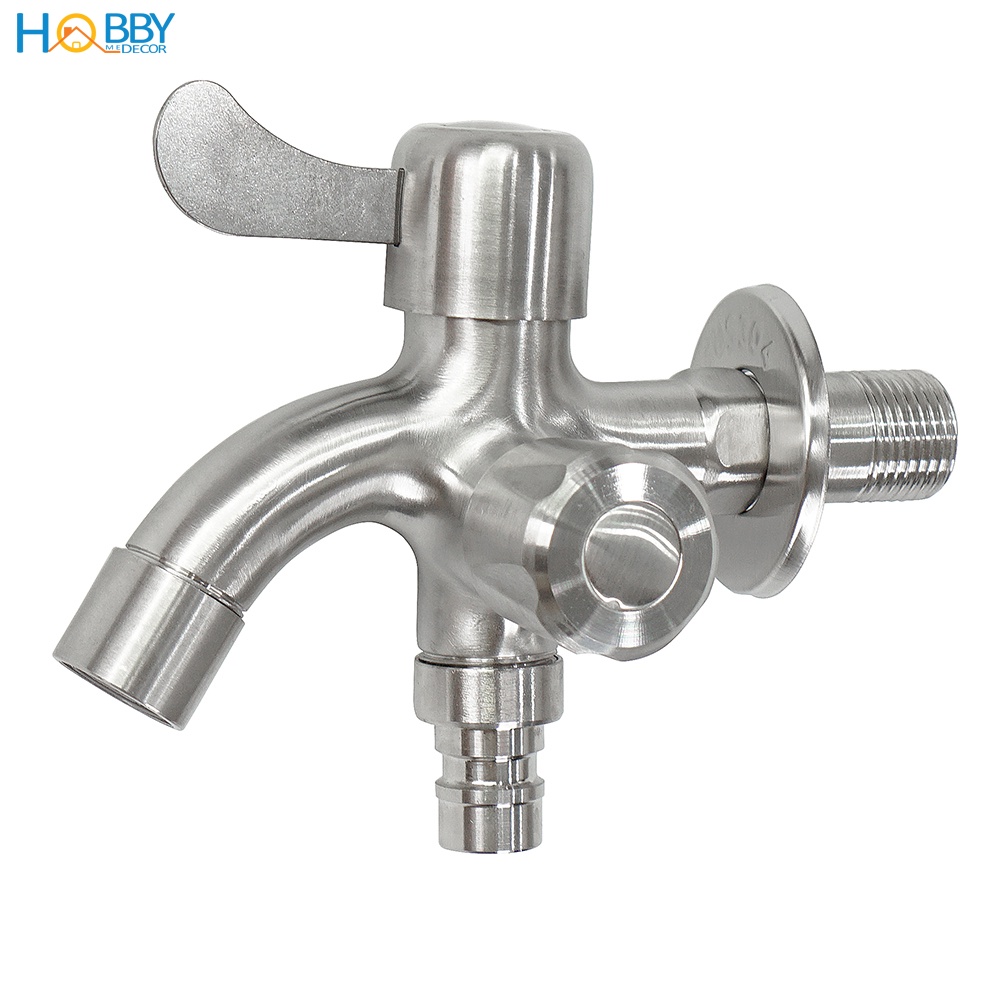 Củ sen lạnh 2 van đóng mở đa năng HOBBY Home Decor CS3 - chuẩn Inox 304 ren vặn 21mm