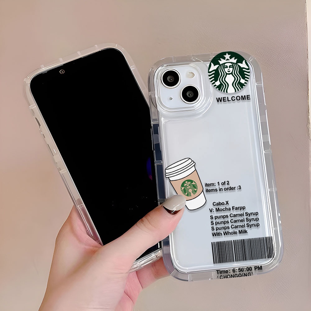 Ốp Điện Thoại Tpu In Hình Cốc Cà Phê Thời Trang Cho iphone 14promax 11 13 12 7Plus 6 6s XR X XS Max