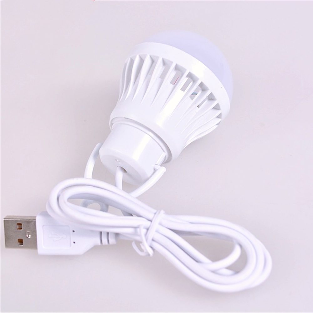 Đèn LED 3W / 7W / 9W / 12W 5V Cổng USB Tiết Kiệm Năng Lượng Có Móc Treo Tiện Dụng