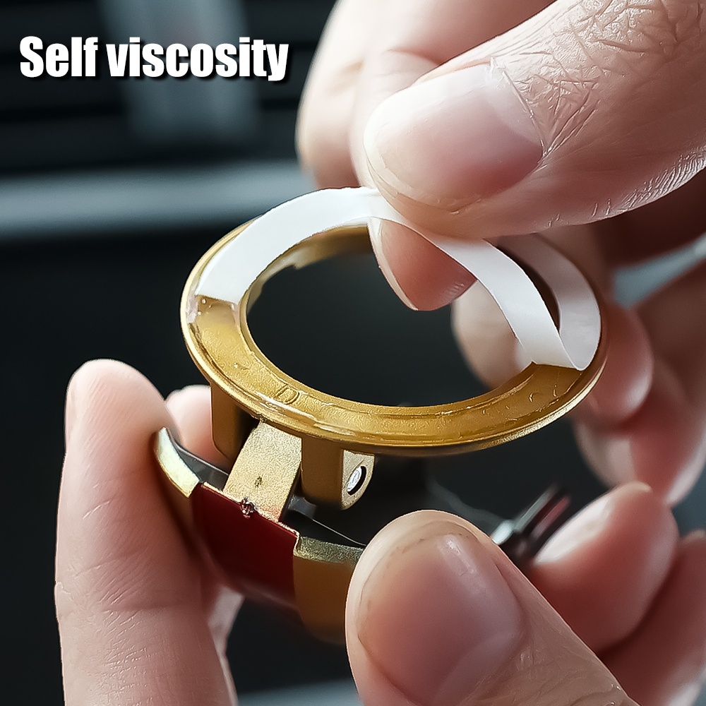 150 ° Vỏ Bọc Nút Công Tắc Khởi Động Xe Hơi Họa Tiết 3D Có Thể Xoay Trang Trí Nội Thất