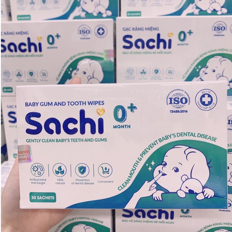 [Tách lẻ] Gạc rơ lưỡi Dr Papie/Bicare/Tottee/Sachi vệ sinh răng miệng cho bé