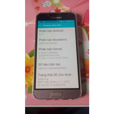 Điện thoại Samsung Galaxy j3 2016 zin tem
