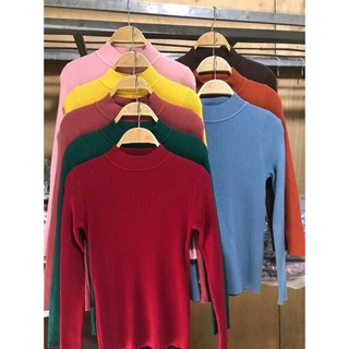 Áo len nữ cổ 3 phân siêu hót