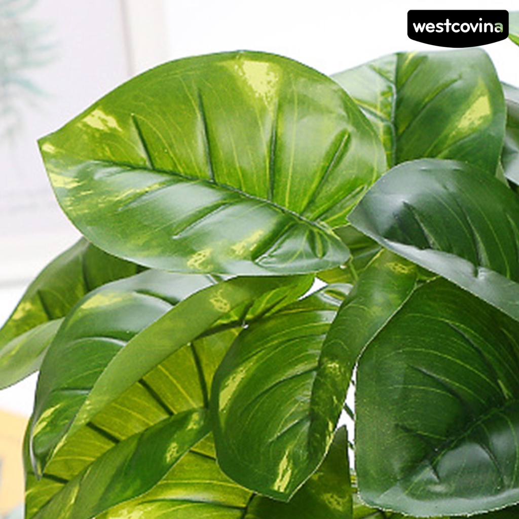 [WEST]⚘Cây Cảnh Nhân Tạo Sống Động Không Phai Màu Dễ Dàng Chăm Sóc Trang Trí Tường DIY Lưng