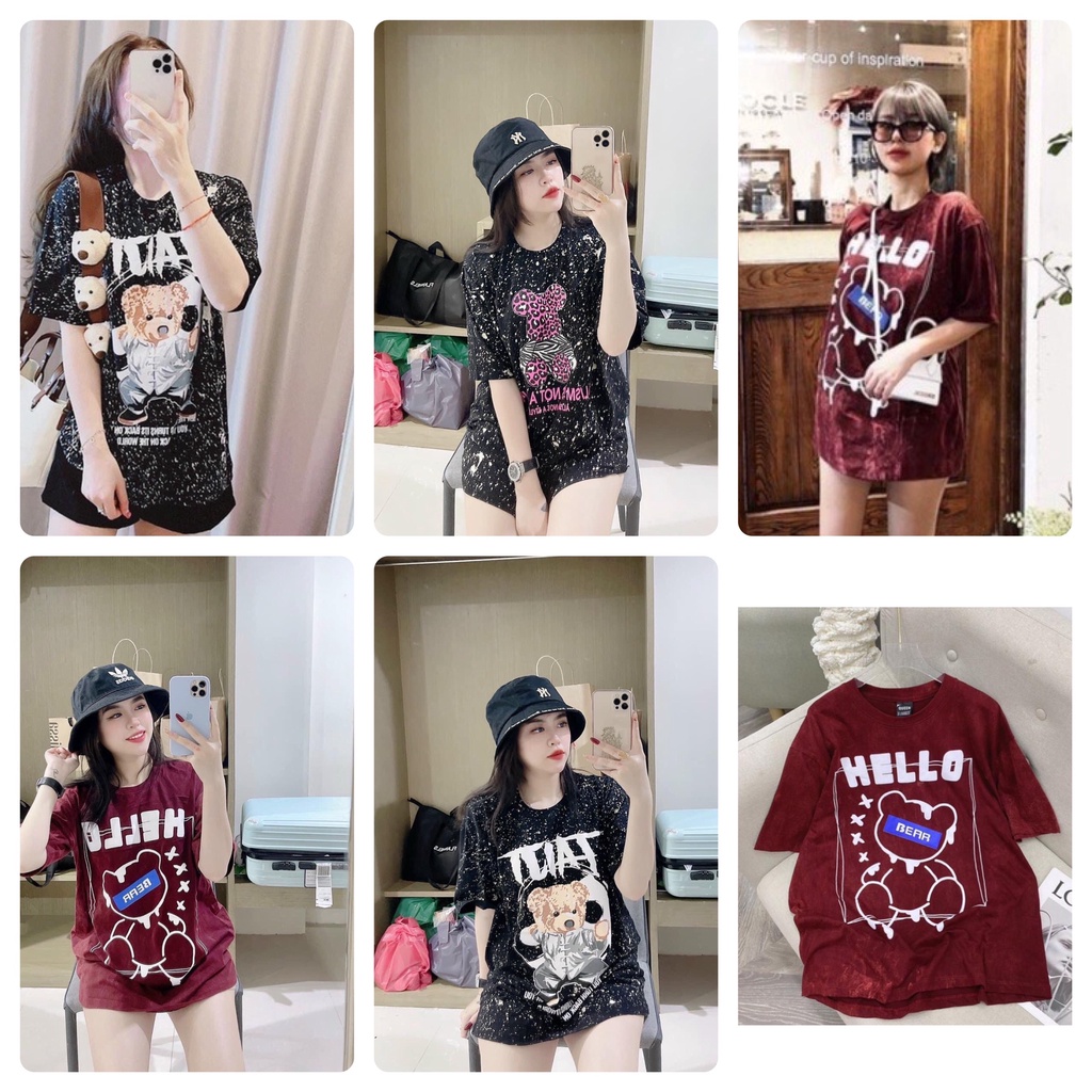 Áo thun From rộng free size mẫu mới nhất Thái Lan - Áo dấu quần lên đồ cực xinh