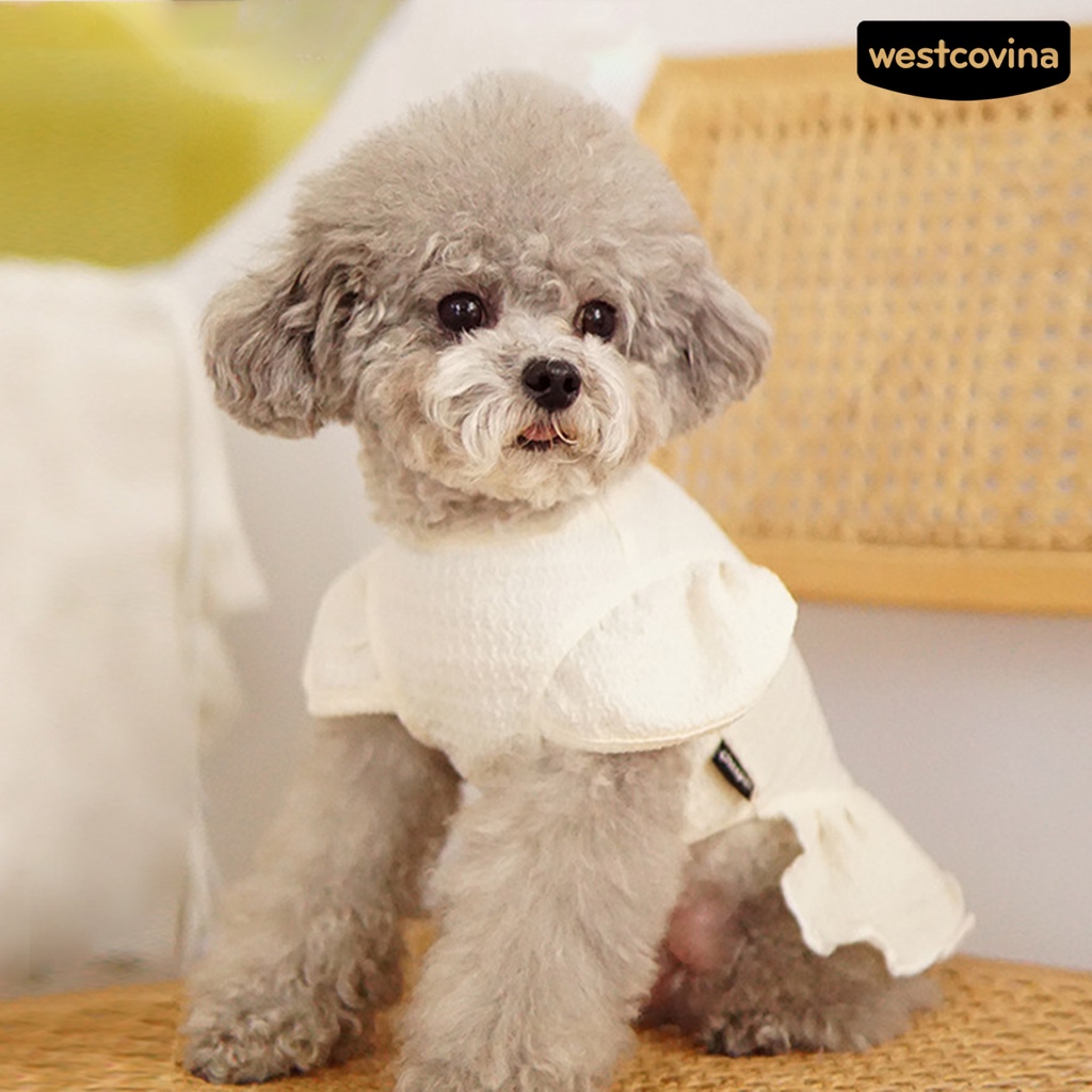 [COD]♘Đầm Mềm Mại Thoáng Khí Thời Trang Mùa Hè Cho Cún Cưng