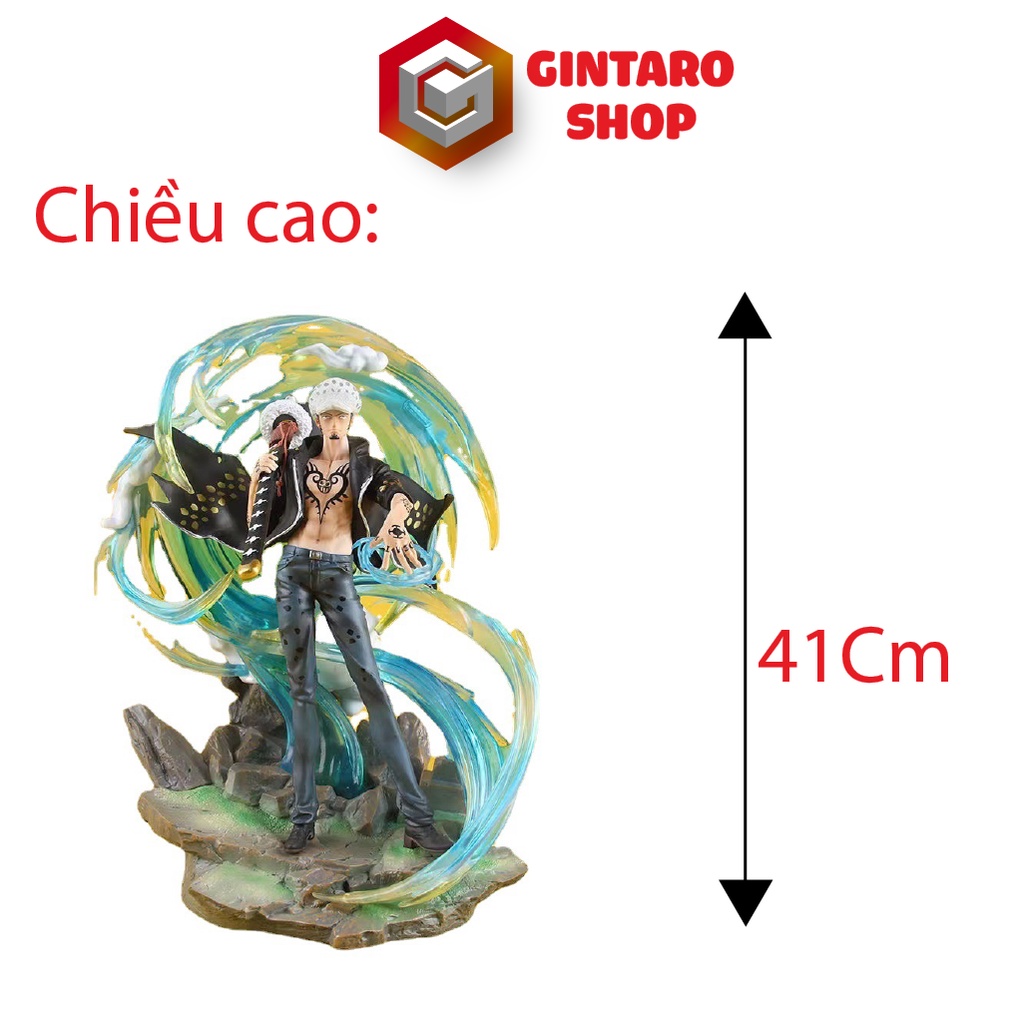 Mô hình One Piece Law phiên bản cao cấp có led cực kỳ chi tiết và sắc nét, Mô hình nhân vật Law cao cấp có led Fullbox
