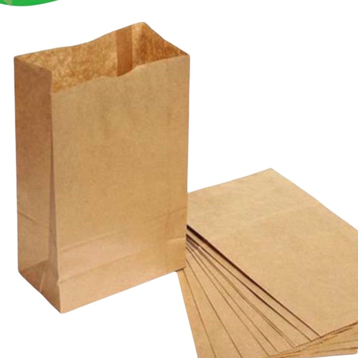 Túi giấy kraft túi nâu không quai đựng quà đựng thực phẩm tiện lợi - dodung1langiahan221