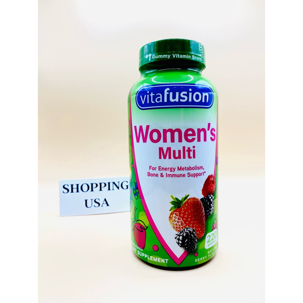 Kẹo dẻo bổ sung vitamin Vitafusion Women’s Multivitamin 220 viên