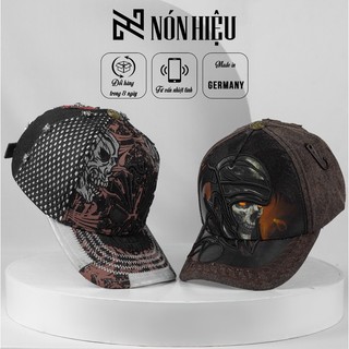 Mũ lưỡi trai đầu lâu chiến binh made in germany full tem mark hãng