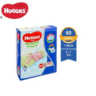 Miếng lót sơ sinh Huggies Newborn 1 108 miếng, Newborn 2 60 miếng chính hãng