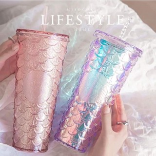 Ly starbucks mermaid xanh china 2022 24oz 710ml