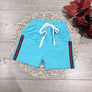Quần short thun da cá bé trai