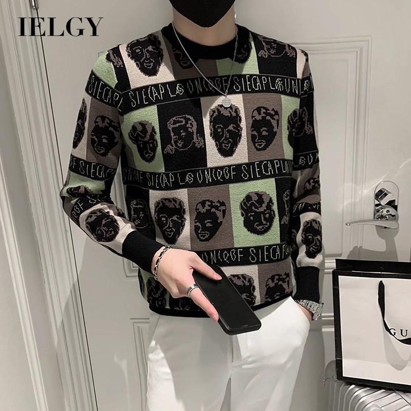 Áo sweater Tay Dài Cổ Tròn In Họa Tiết Thời Trang Cho Nam