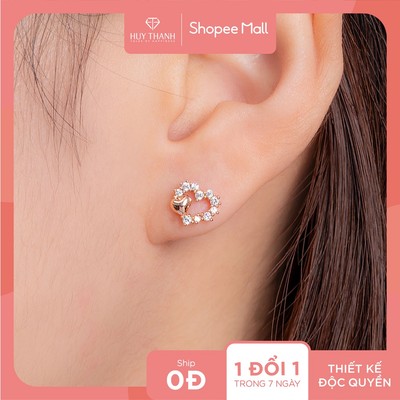 Bông Tai Nữ Vàng Tây BTPTB295 Huy Thanh Jewelry