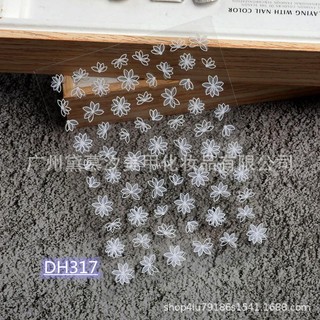 Sticker dán móng hoa nổi, miếng dán móng