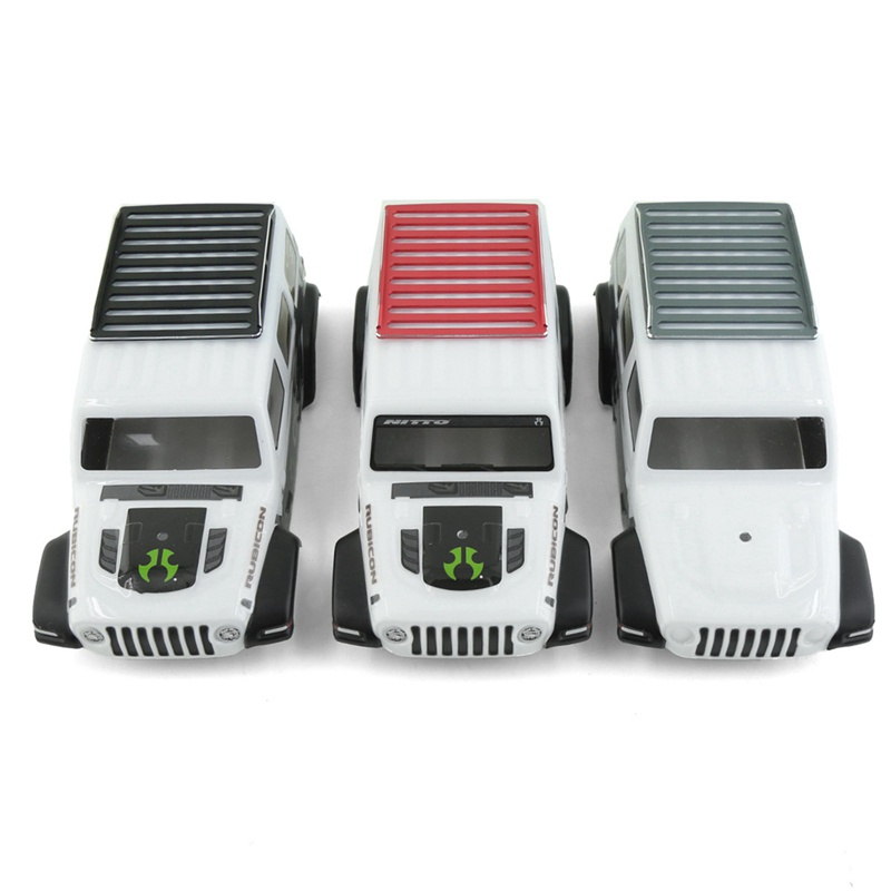 Giá Kim Loại Để Hành Lý Gắn Nóc Xe Điều Khiển Từ Xa Axial SCX24 JEEP WRANGLER JLU 1 / 24