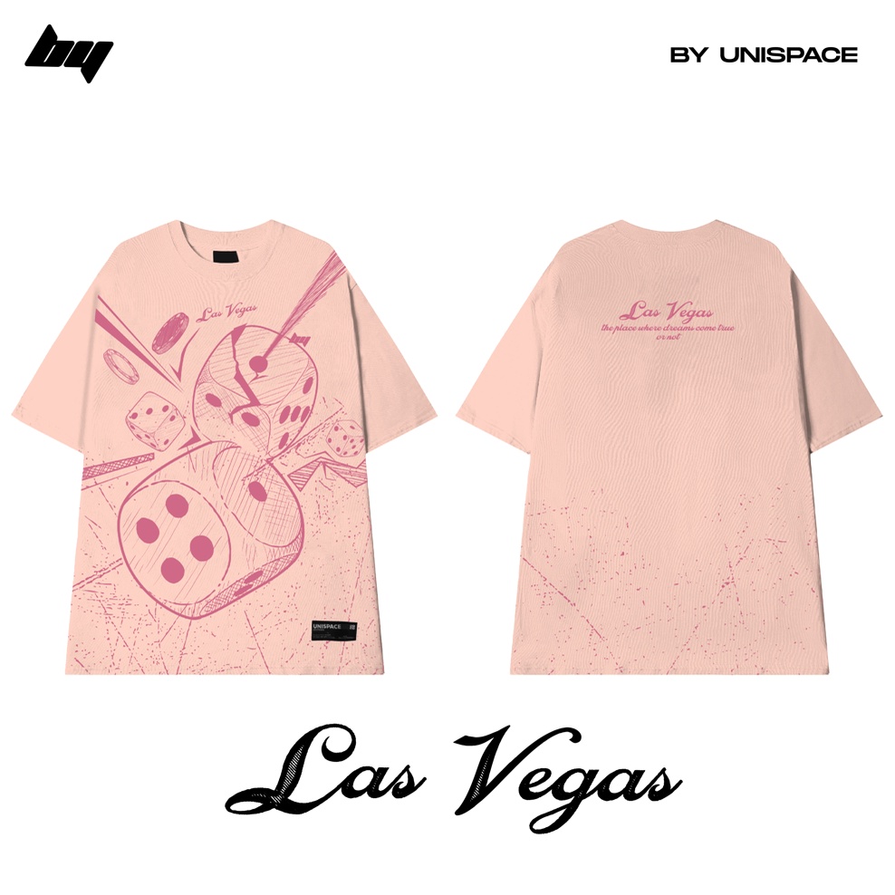 Áo thun local brand By UniSpace tay lỡ form rộng unisex nam nữ Las Vegas
