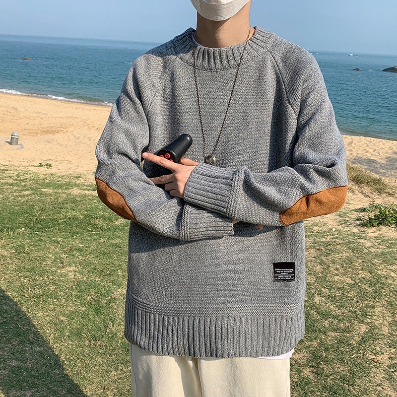 Áo Sweater Dệt Kim Dày Dặn Plus Size Giao Hàng Ngay Lập Phương [Giảm Giá 45%] Phiên Bản Mới Hàn Quốc Cho Nam