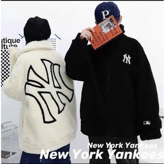 Áo Khoác Lông MLB NY Siêu Ấm Cho Nam Nữ