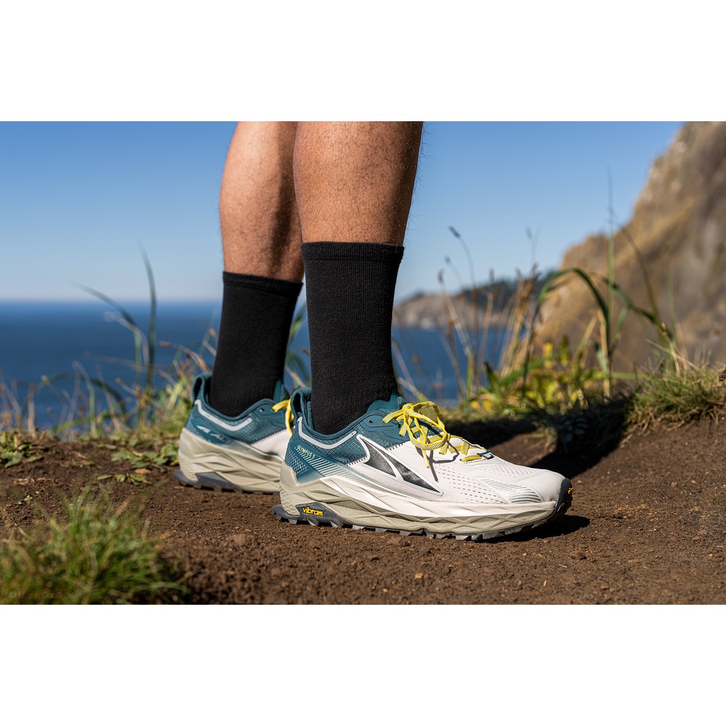 Altra Olympus 5 Man, Giày thể thao, Giày chạy trail, leo núi địa hình chuyên nghiệp màu Gray/Teal