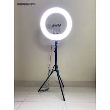 Đèn Livestream  45cm đi kèm Chân đỡ đèn bằng sắt dài 2m1 nhập khẩu mới 100%