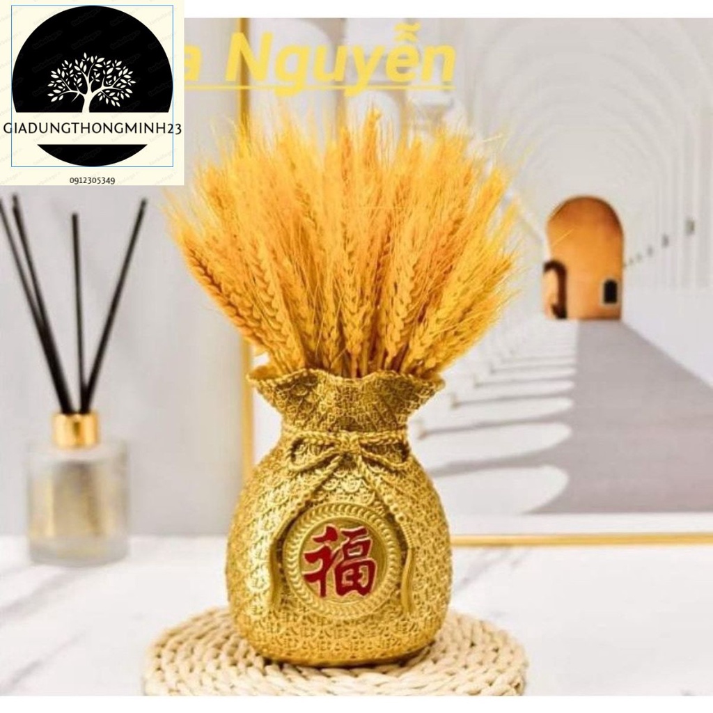 Bông Lúa Mạch Khô Decor Trang Trí - BÔNG LÚA MẠCH VÀNG MANG B I Ể U T Ư Ợ N G SỰ ẤM NO - HẠNH PHÚC - SUNG TÚC - AN LÀNH