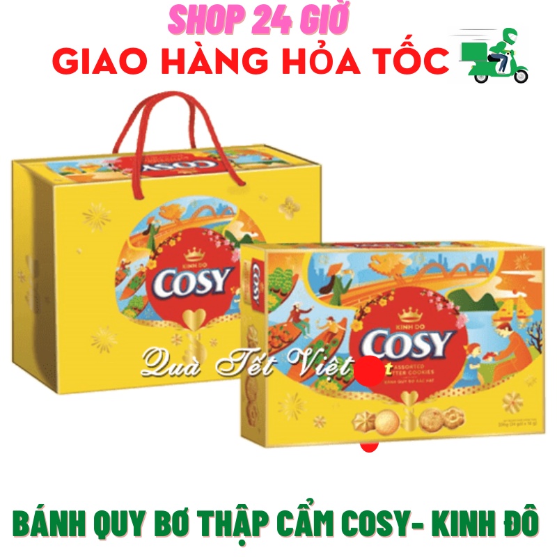 Bánh quy bơ Thập cẩm COSY Kinh Đô hộp giấy 336g