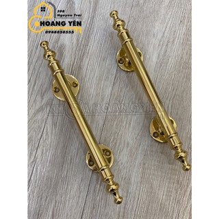 Tay nắm cửa bằng đồng, tay nắm tủ bằng đồng 21cm, tay kéo cửa bằng đồng tân cổ điển