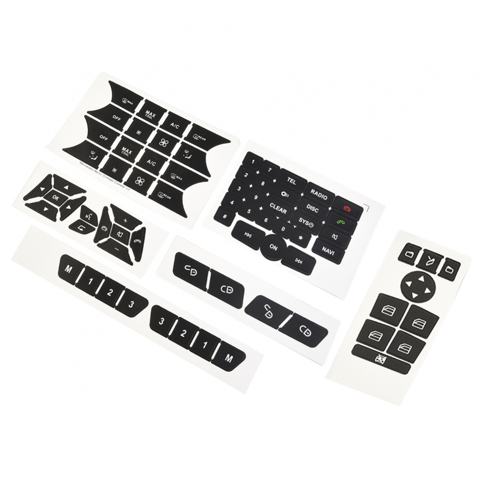Miếng Dán Sửa Chữa Nút Điều Khiển Vô Lăng a / c radio Cho mercedes 2007-2014