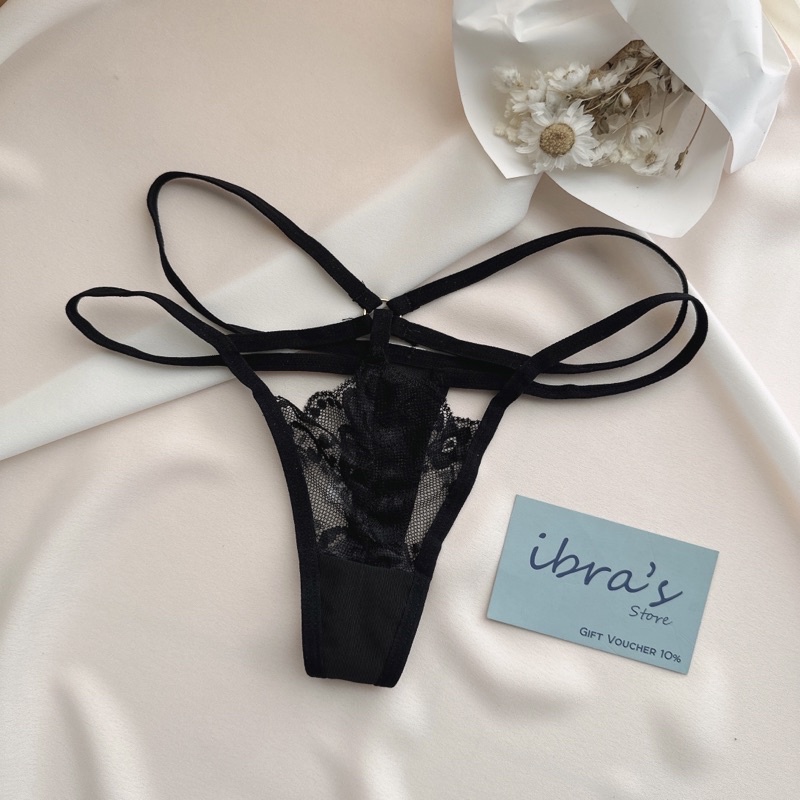Quần Lót Nữ Ren Sexy iBRA's Gợi Cảm Dây Chéo Quyến Rũ Quần Lọt Khe Thoáng Khí Siêu Hot i147