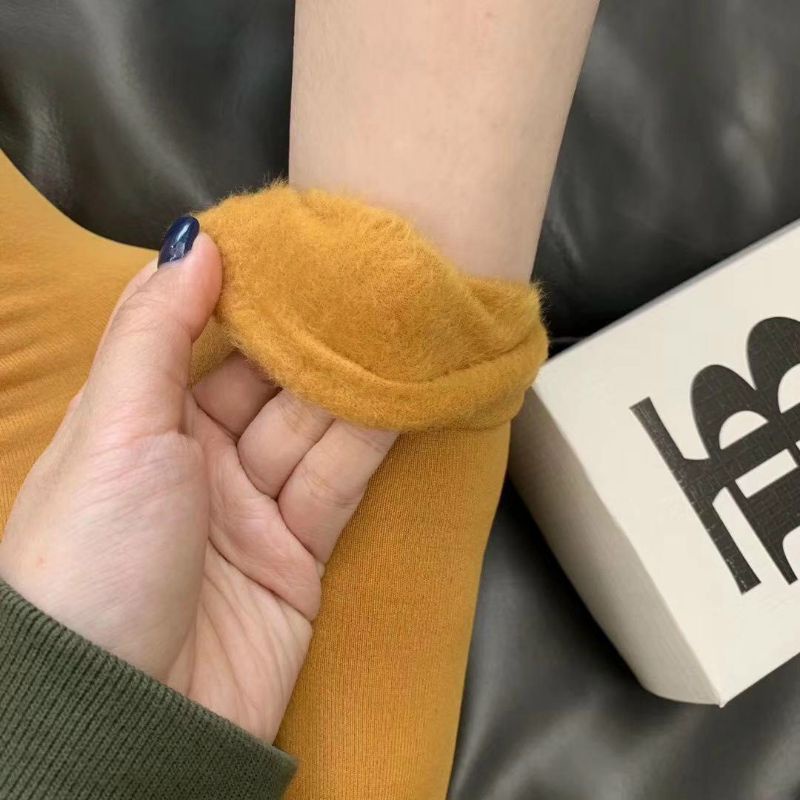 Hộp 5 Đôi Tất Lót Lông Hàn Quốc Siêu Ấm Cho Nữ A.QUYET