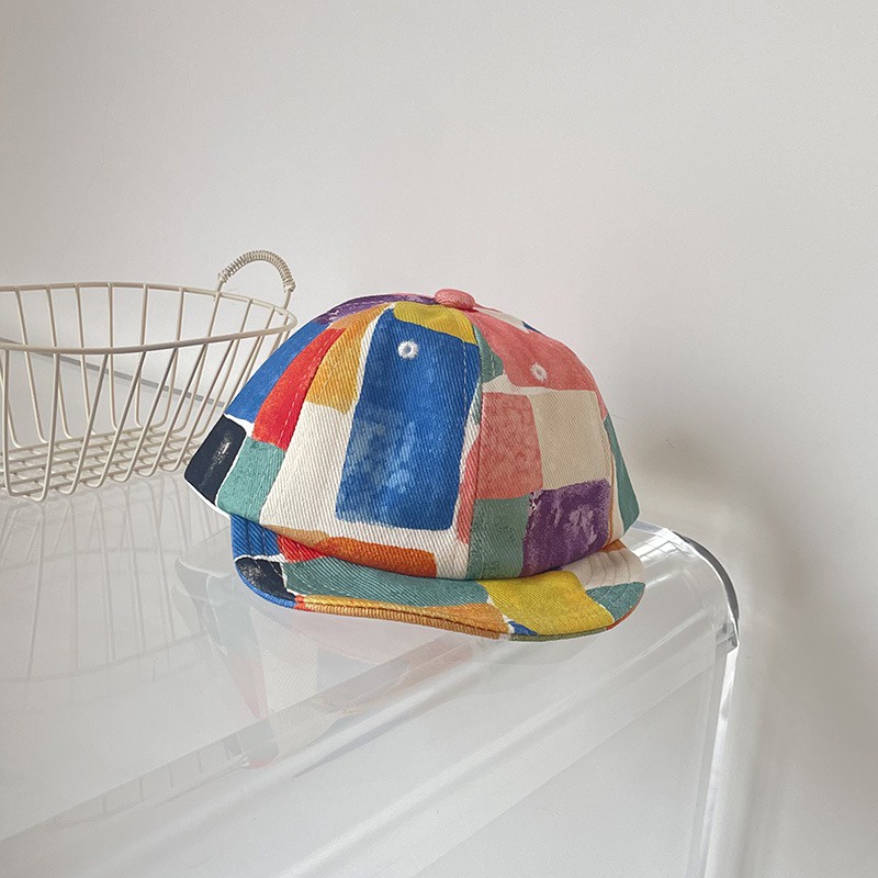 Mũ Lưỡi Trai Vải Cotton Che Nắng Thời Trang Bốn Mùa Dễ Thương Cho Bé