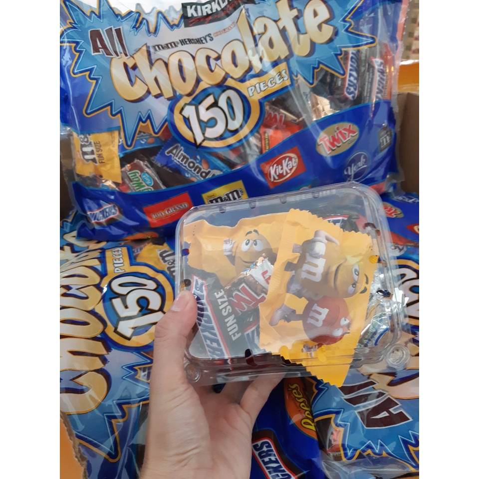 Socola Kirkland chia ra hộp nhỏ dùng thử hộp 250g