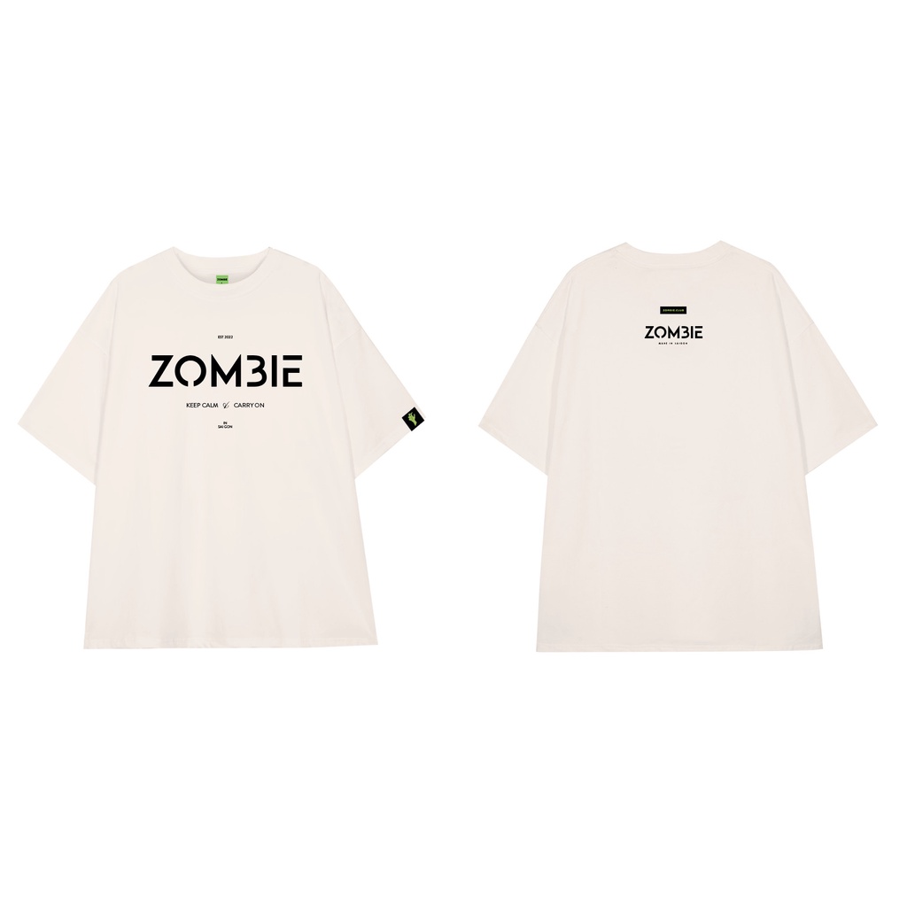 Áo Thun Zombie Club, ZOMBIE BASIC V2 cotton 100% Chính Hãng