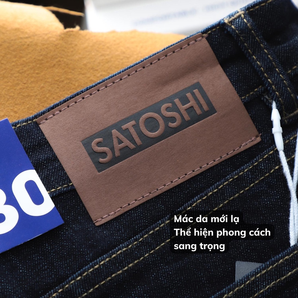 Quần jean nam Satoshi SAQJ73 Straight fit co giãn thoải mái, năng động