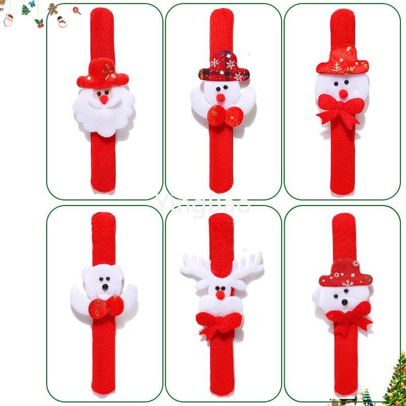 Set 10 Vòng Đeo Tay Trang Trí Giáng Sinh / Năm Mới Cho Trẻ Em