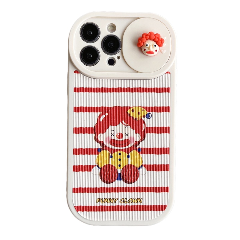 Ốp Điện Thoại Họa Tiết Chú Hề Nhiều Màu Độc Đáo Chống Sốc Cho iPhone 14 / 13 / 12 / 11 / X / 8 / 7P