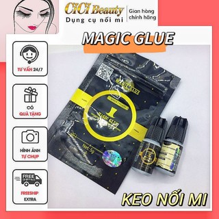 Keo nối mi magic set 2 chai mini