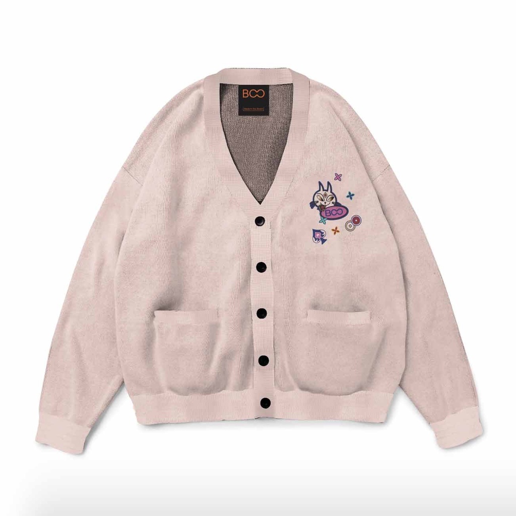 Áo Cardigan BOO Nỉ GWP 3 Bích Đi Trước