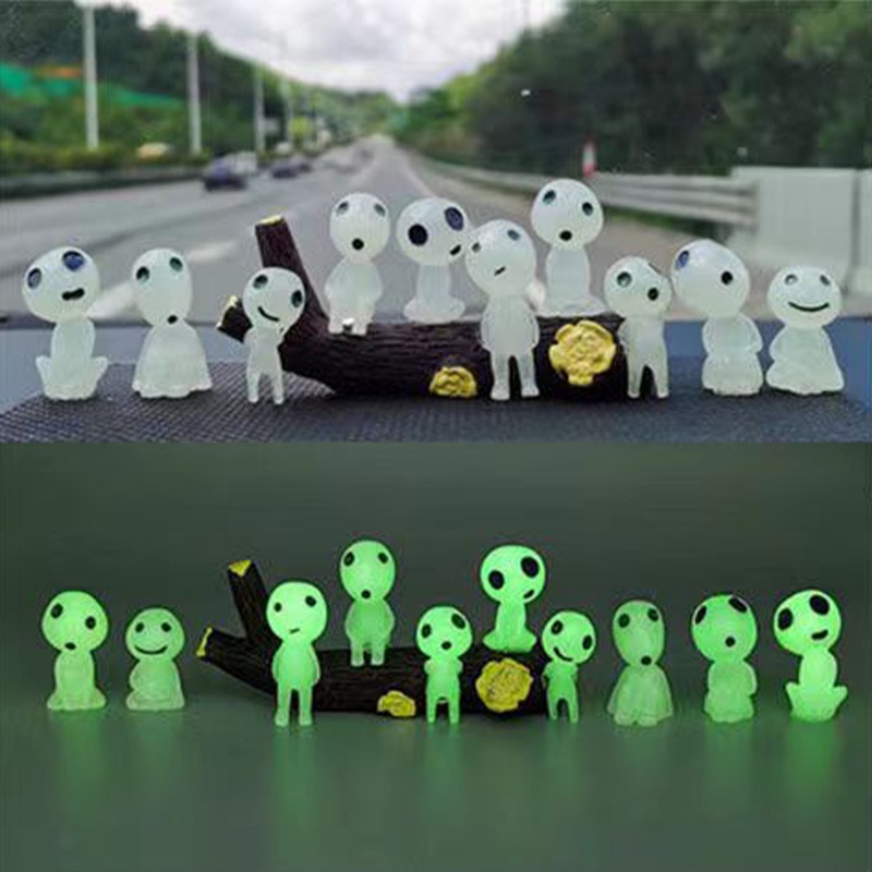 Đồ trang trí Công Chúa Mononoke Dạ Quang Trang Trí Tiểu Cảnh