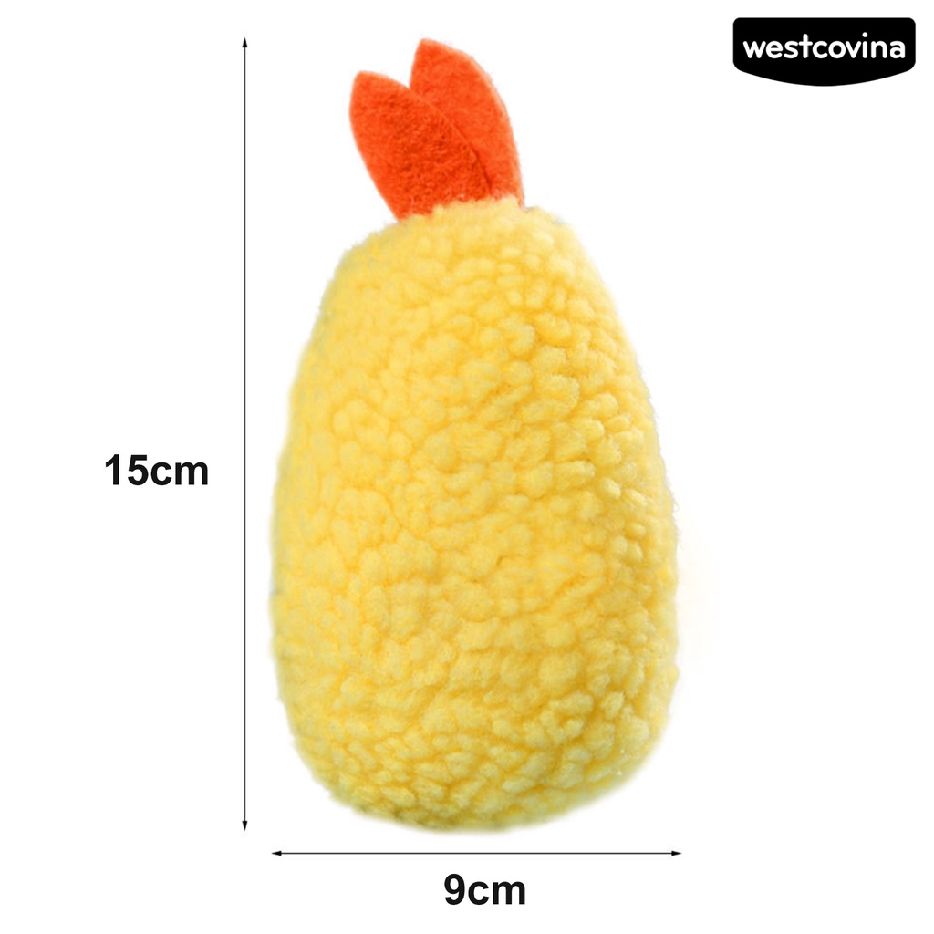 [COD]♘Thú Nhồi Bông Hình Chân Tôm Mềm Mại Làm Sạch Răng Cho Thú Cưng