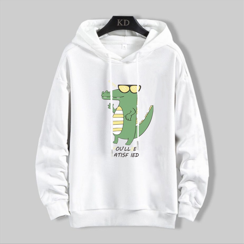 Áo Hoodie Lót Lông Cừu Dày Dặn Phong Cách Hàn Quốc Thời Trang Xuân Thu Cho Nam