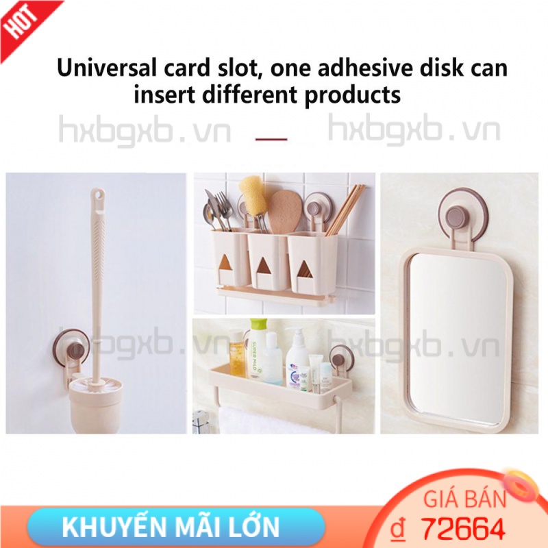 Gương Trang Điểm Hai Mặt Chống Thấm Nước Có Thể Điều Chỉnh Góc Độ Không Cần Khoan